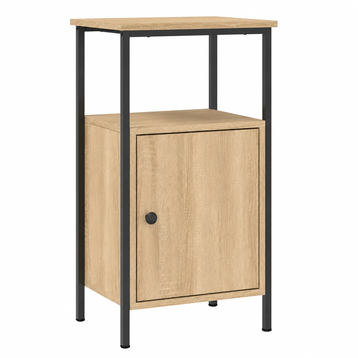 Mesilla de Noche de Madera Roble Sonoma 41x31x80 cm - vidaXL